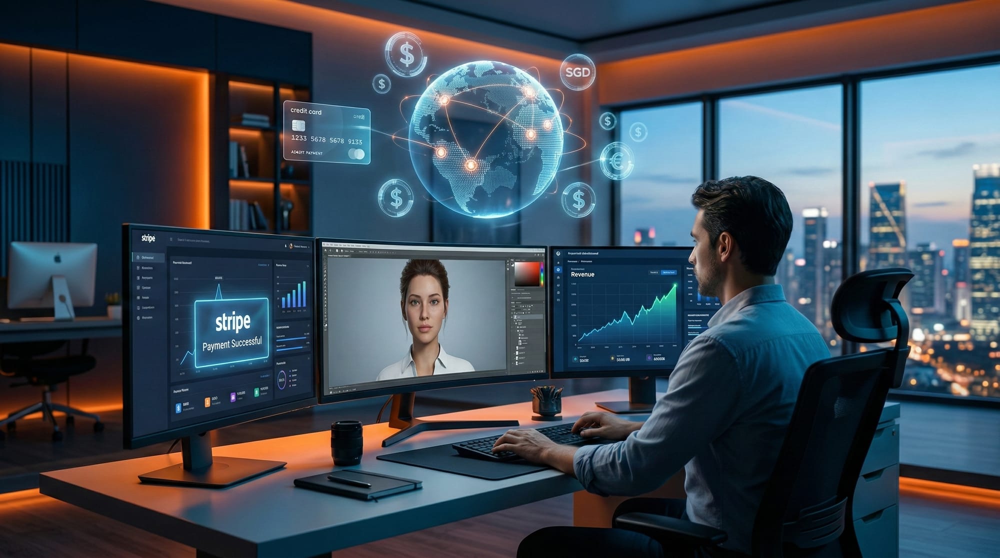 2026 AI 数字人视频出海：从制作到 Stripe 全球合规收款的全流程指南